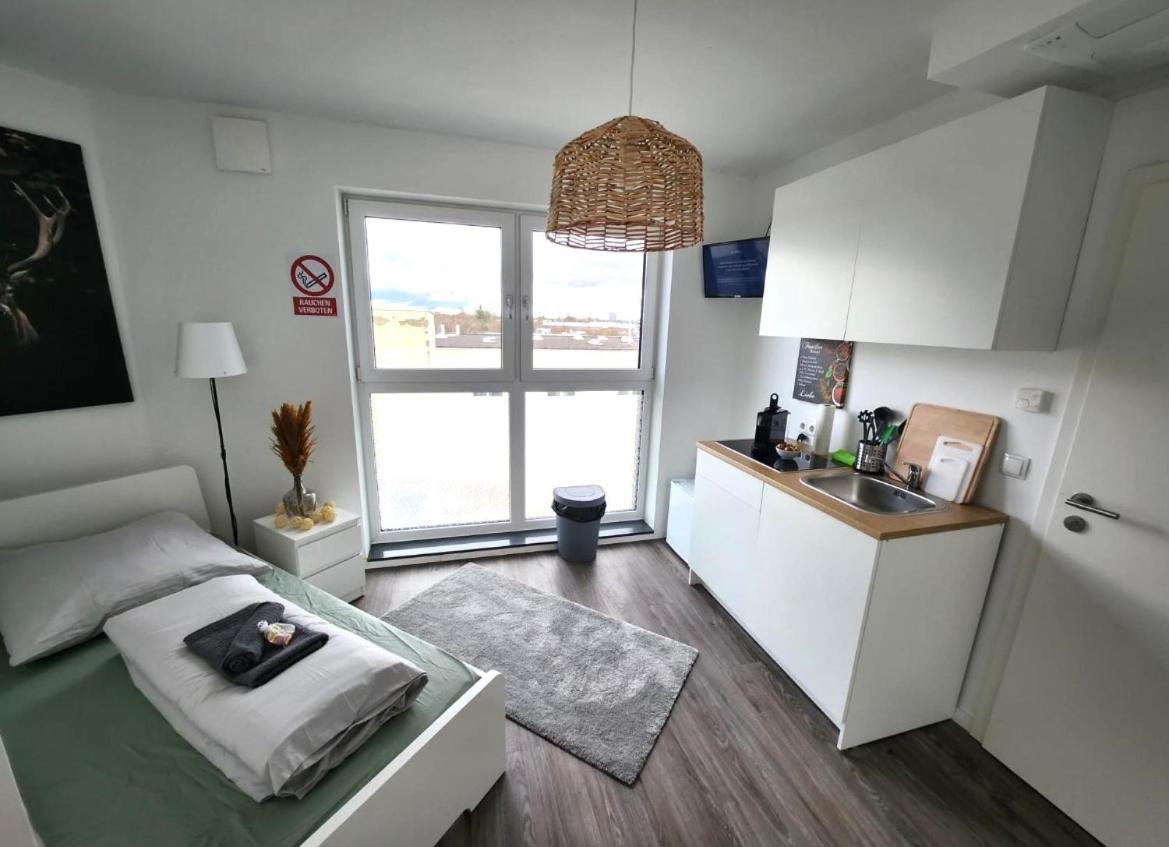 Modernes Apartment Mit Wifi, Aufzug & Kostenlos Parken El-Living Augsburg Luaran gambar